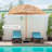 Marnell 96 " W Octagonal Beach Umbrella with Manual Lift