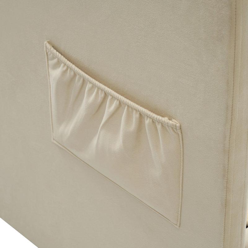 Upholstered Daybed, Beige