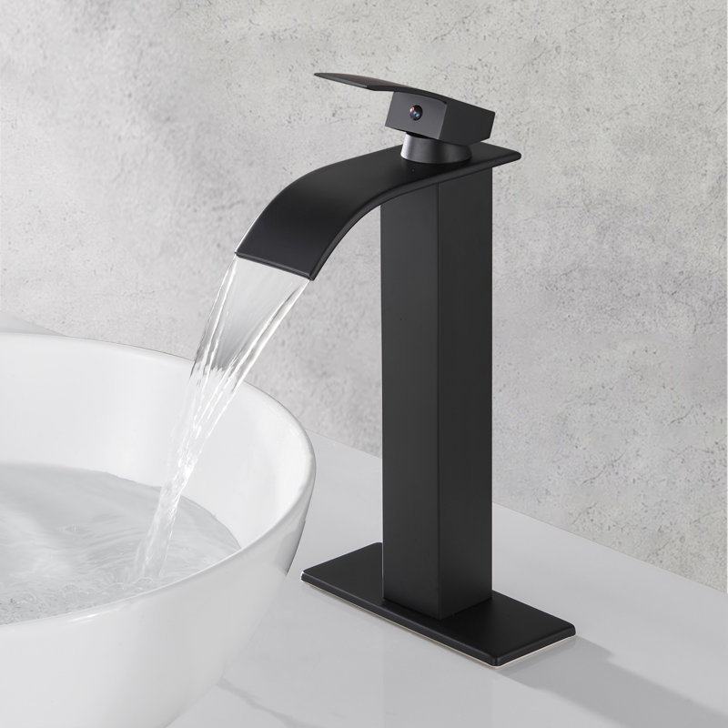 Single-handle Bathroom Faucet, Matte Black