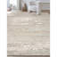 Hand Knotted Abstract Area Rug in Dark Beige/Cream-237895148