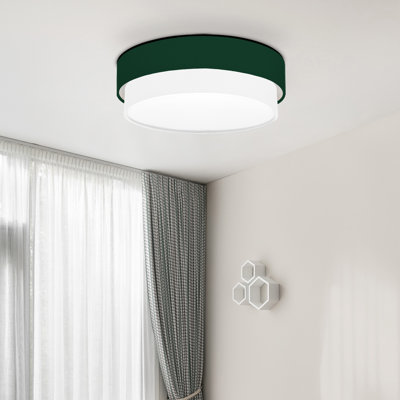 Elanaz Fabric Flush Mount