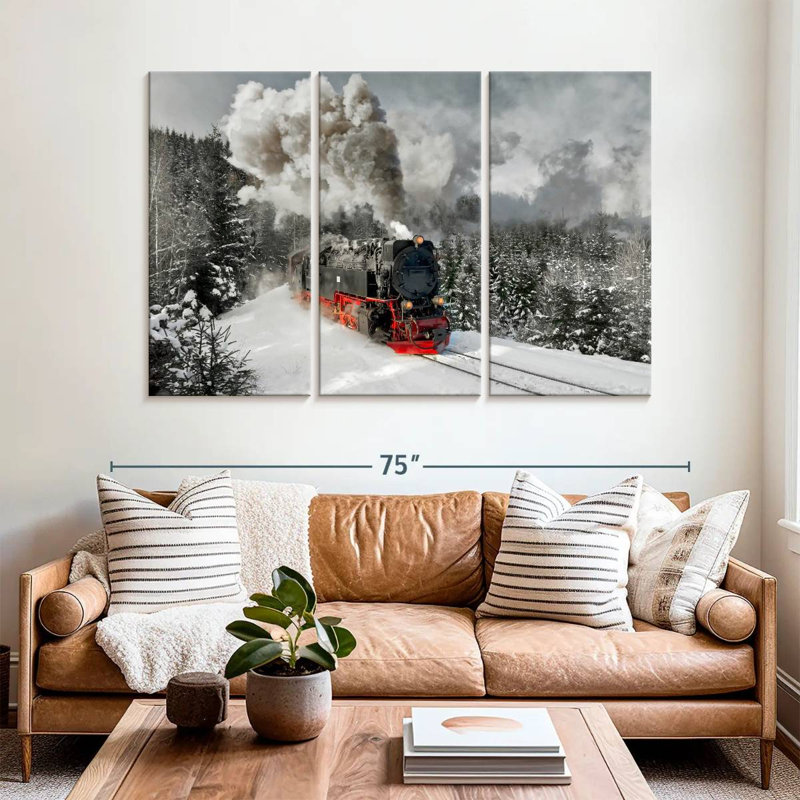 Mehar German Steam Train, 42" H x 65" W