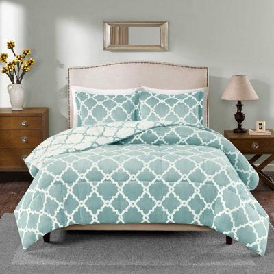 Peyton Reversible Plush Comforter Mini Set