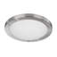 IP44 30cm Silver Glass Bathroom Flush Mount