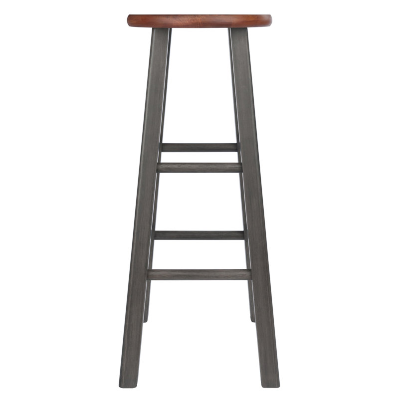 Ivy Square Leg Stool, Brown, Bar Stool (29.1" Seat Height)