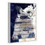 Pensées bleues profondes - Impression sur toile-51240092-51240089