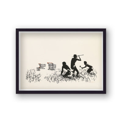 Banksy Editions Trolleys Single Picture Frame Wall Art