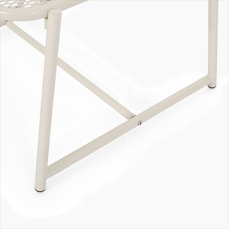Table d'appoint de salon / chambre à coucher / balcon, Blanc mat