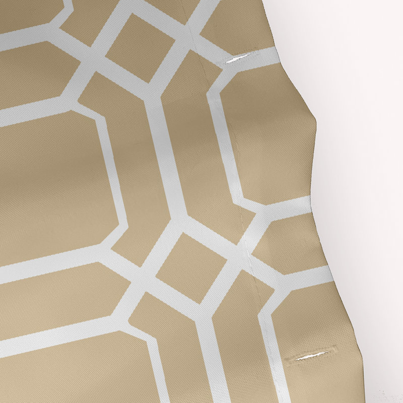 Rideau de douche simple synthétique Synthia, Taupe