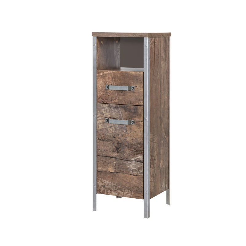 Harkon Bathroom Cabinet, Panamaeiche Dekor