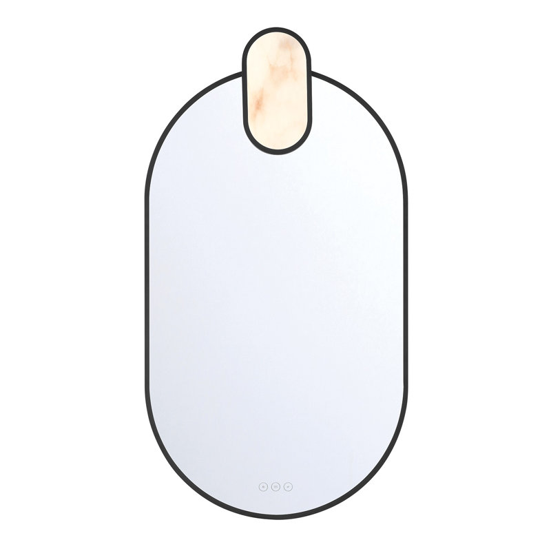 Mrissa, Mirror , 21" X 39", Matte Black
