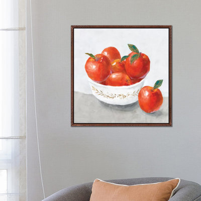 Apples 1 Piece Wall Art on Canvas
