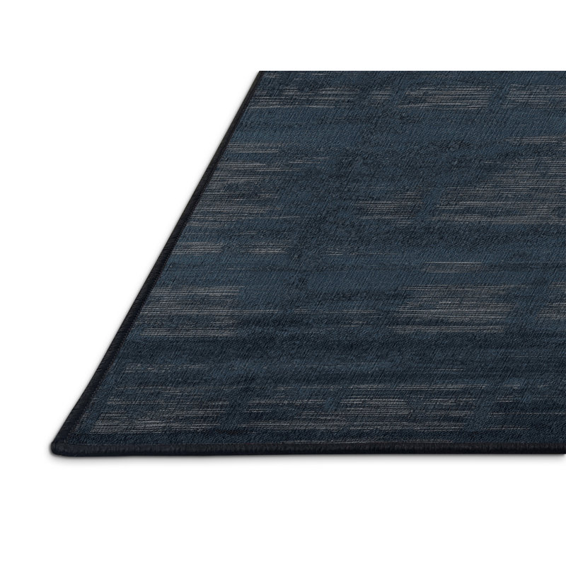 Tapis abstrait gris lavable à la machine, Rectangle 6 pi x 9 pi
