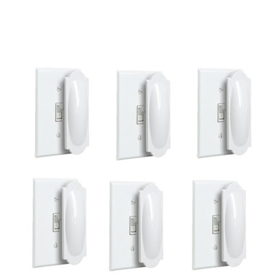 Magnetic Outlet Cover and Toggle Light Switch
