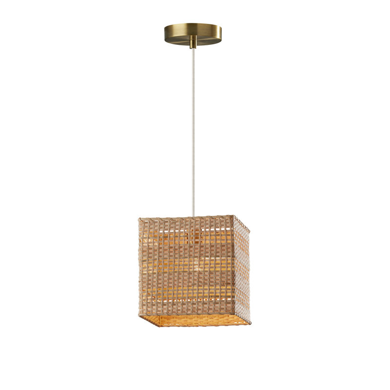 Luminaire suspendu carré 1 lumière Morethampstead