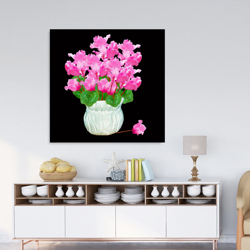 " Holiday Flowers ", 20" H x 20" W x 1.5" D