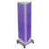 Three-Sided Revolving Pegboard Tower Floor Display on Wheeled Metal Base. Spinner Rack Stand. Panel Size: 16"W x 60"H