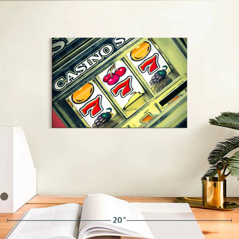 Senne Slot Machine Display, 8" H x 12" W