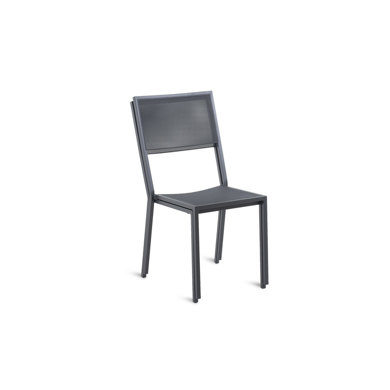 Conrad Outdoor Lounge Chair, Graphite