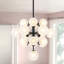 Scituate 19 - Light Dimmable Tiered Modern Glass Bubble Chandelier-88410988