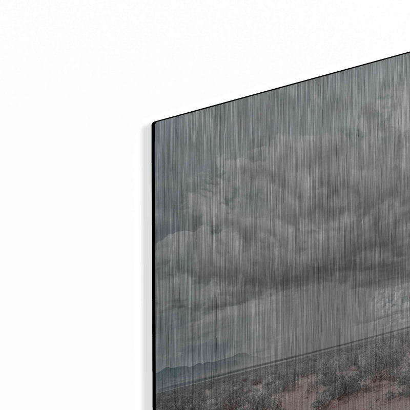«New Mexico Rain» par Nathan Larson - impression sans cadre sur métal, H 12 po x l 16 po x P 0,13 po