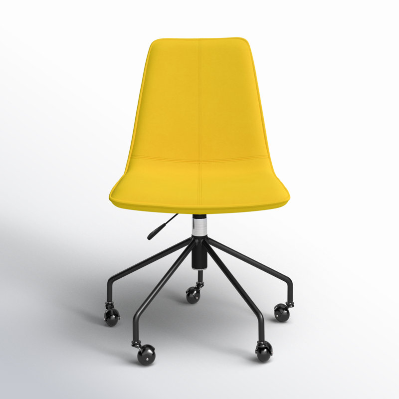 Greenwich Velvet Task Chair, Gold Velvet