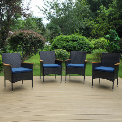 Chaise de salle à manger avec coussin Leonard