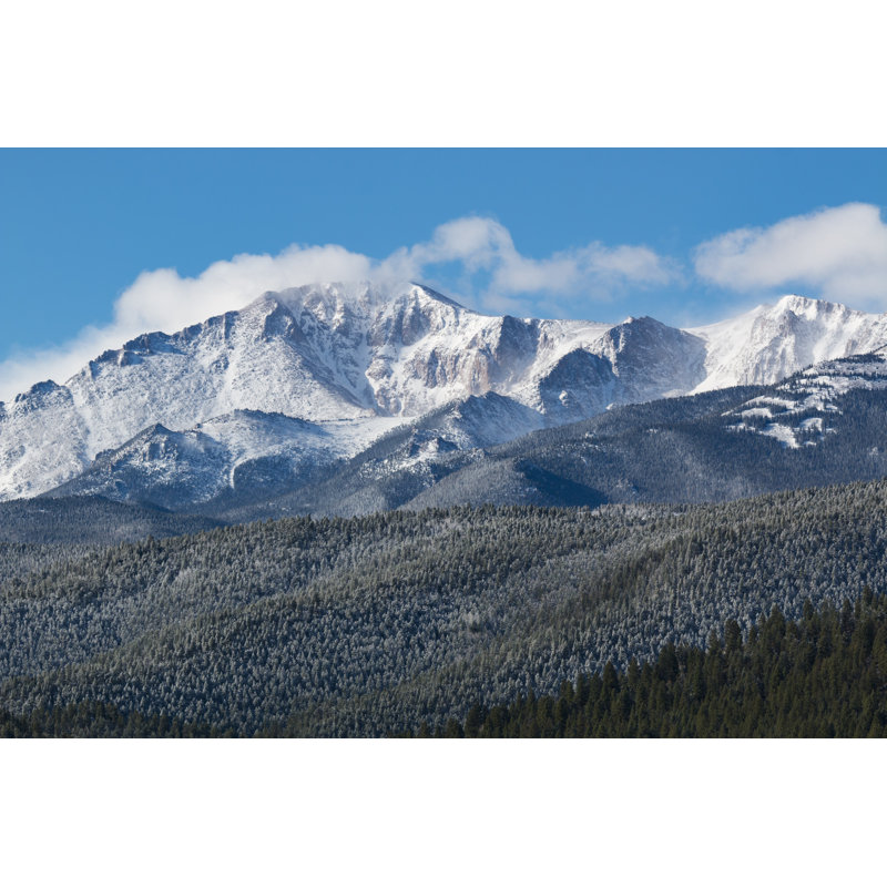 Pikes Peak by SWKrullImaging - Wrapped Canvas Print, 20cm H x 30cm W