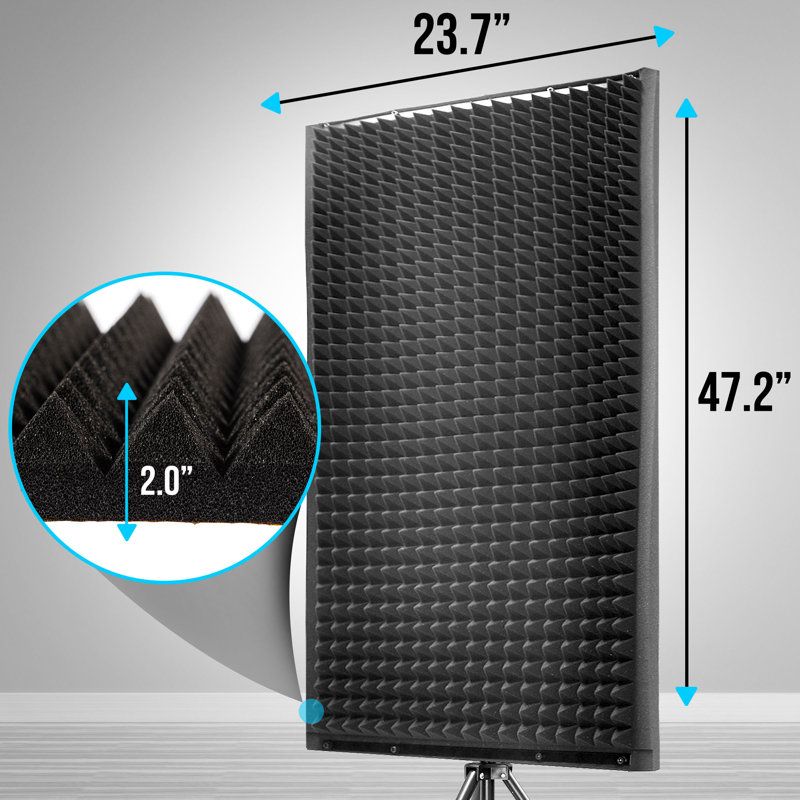 23.7" x 47.2" 3D Wall Panel Wall Paneling in Matte Black