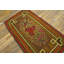 1890s Hooked Small Scatter Size American Wool Antique Rug