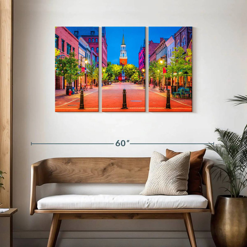 Street In Burlington, 28" H x 45" W