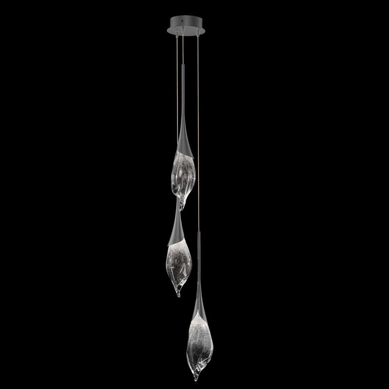 Mayu 3 - Light LED Pendant, Midnight Steel
