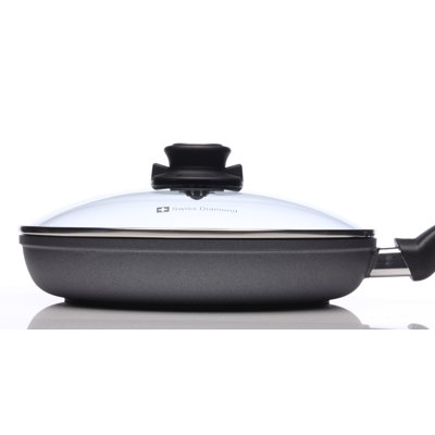 Non Stick Aluminum Frying Pan with Lid