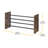 Modern Industrial Expandable 2-Tier Shoe Rack