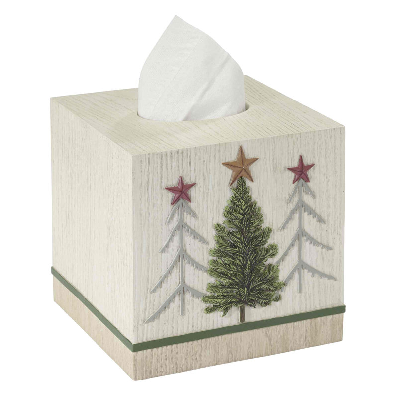Trees Bath Avanti Linens Tissue Cover