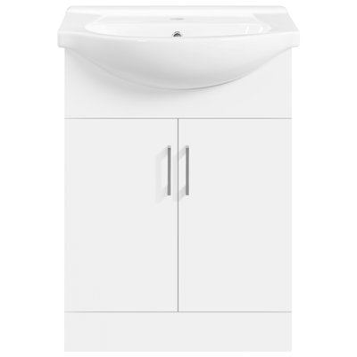 56.5mm Single Bathroom Vanity with Euro Ceramic Basin