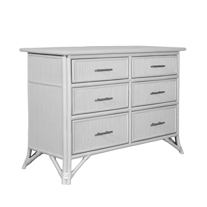 Bermuda 6 - Drawer Dresser, White
