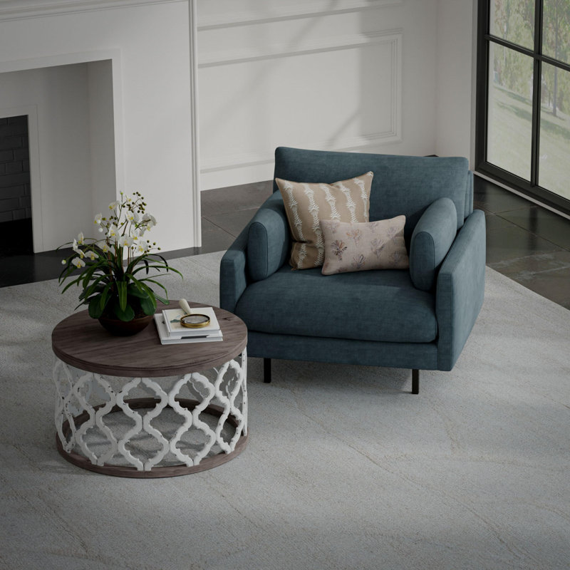 Tapis 100% laine touffeté à la main, Rectangle 5 pi x 7 pi 6 po