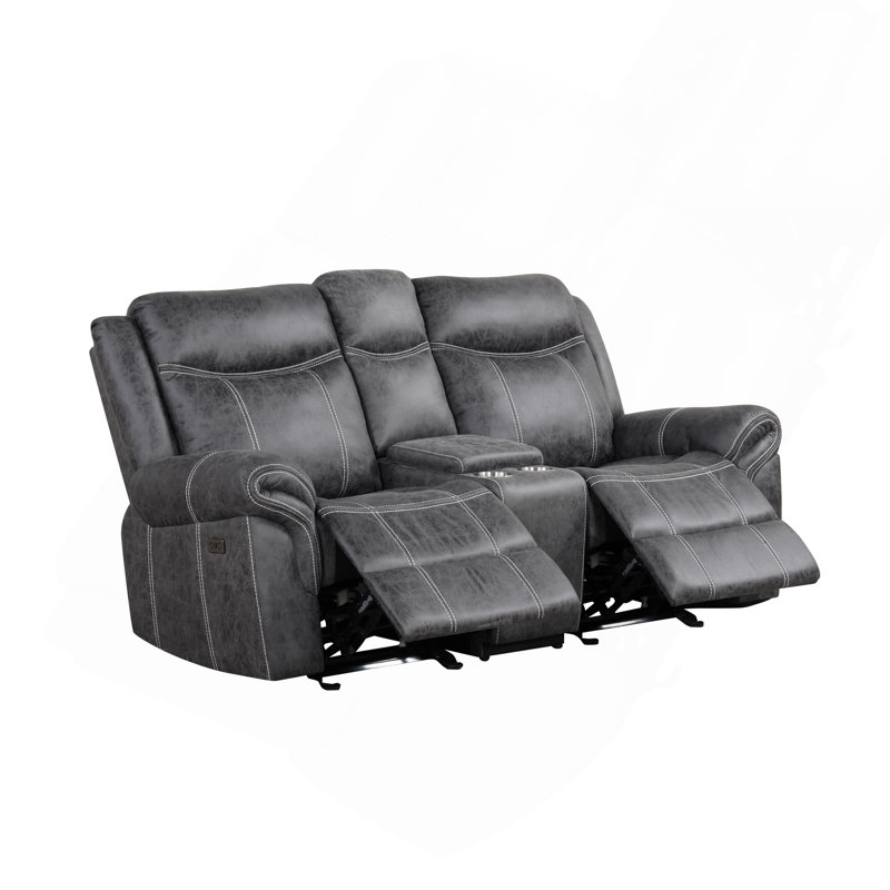 Causeuse en microfibre Zubaida