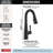Essa Pull Down Sprayer Bar Faucet, Single Handle Prep Sink Faucet-15361275