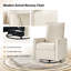 Fauteuil inclinable et oscillant pivotant en lin 29,5 po-1035964687
