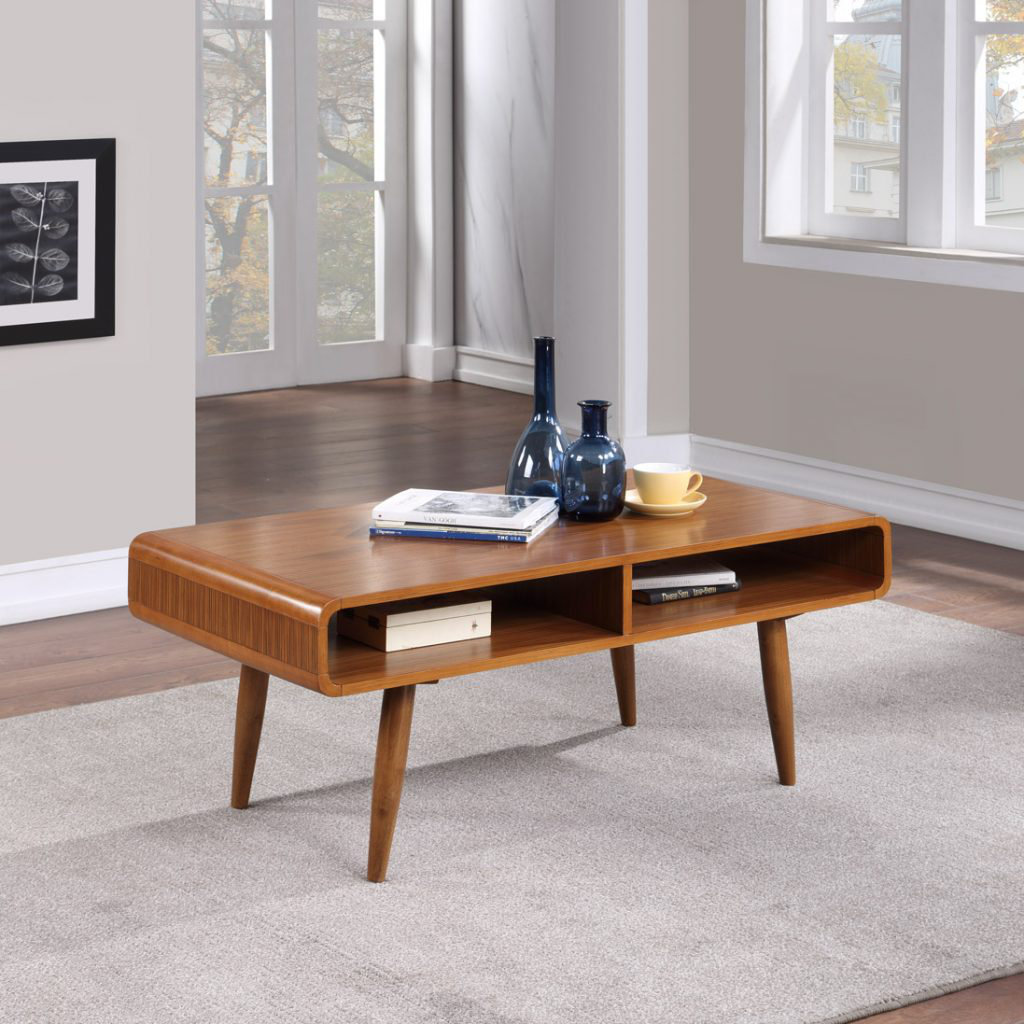 Buy Arcade Solid Wood Coffee Table in Walnut FinishOnline- At Home