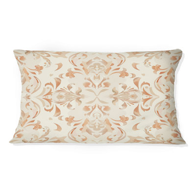 Coussin lombaire beige bohème plume II - Boho