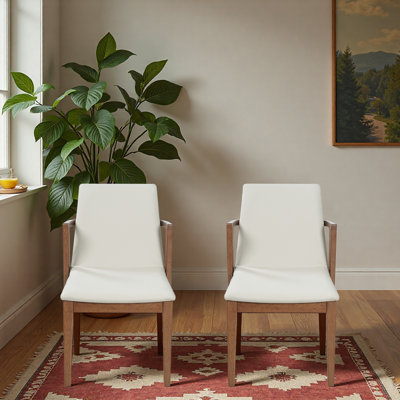 Mid-Century Modern Dining Chairs Set of 2