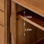 Meuble télé simple en bois massif-107439794