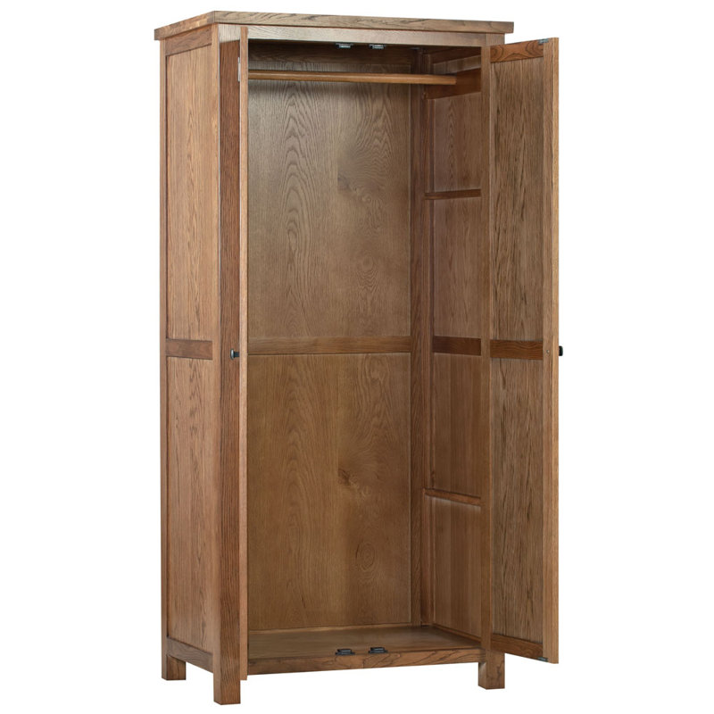 Benigni 2 Door Solid Wood Wardrobe