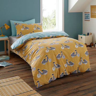 Cool Cars Cotton No Pattern Duvet Cover Set with Pillowcases Included