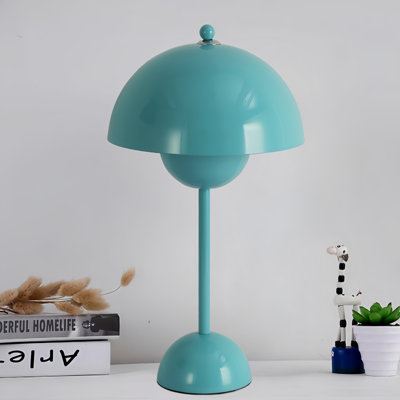 Modern 13.4" Dark Green Flowerpot Table Lamp