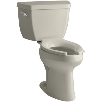 Toilette allongée deux pièces 1,6 GPF avec chasse à pression Lite Highline