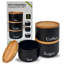 MantraRaj 3 PCS Jar Tea Coffee Sugar Canister Set Kitchen Canister Set Kitchen Food Storage Tin